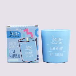 Aloe+ Colors Scented Soy Candle Just Natural 220g - Aloe + Colors