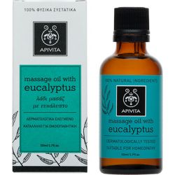 Apivita Eucalyptus Λάδι Μασάζ για το Χειμώνα 50ml - Apivita