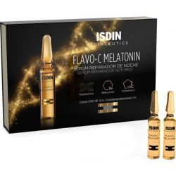 Isdin Flavo-C Melatonin Αμπούλες Προσώπου 30 τμχ x 2 ml