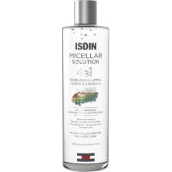 Isdin Micellar Solution 4 in 1 - Καθαρισμός + ντεμακιγιάζ, 400ml - Isdin