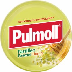 Pulmoll Καραμέλες με Μέλι και Μάραθο για τη Βραχνάδα & τον Ερεθισμένο Λαιμό 75gr - Pulmoll