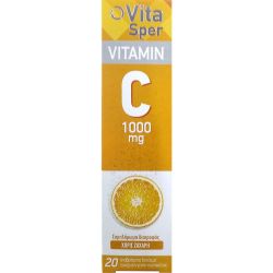 Vitasper Vitamin C 1000mg Orange Flavor 20tabs - VitaSper