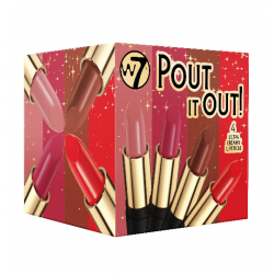 W7 Pout It Out Lipstick Gift Set 4τμχ - W7 MakeUp