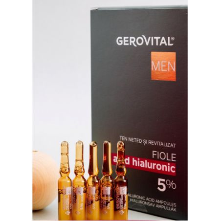 Gerovital Αμπούλες Υαλουρονικού 5% για Άνδρες 10x2ml