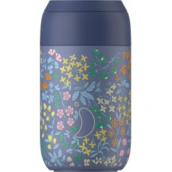 Chilly's S2 CC Liberty 340ml Brighton Blossom Whale Blue - Chilly's