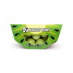 W7 Fruity Fizzy Bath Bombs - Krazy Kiwi 10x 10g - W7 MakeUp