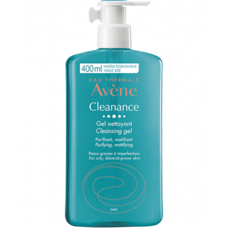 Avene Cleanance Gel Καθαρισμού Για Το Λιπαρό Δέρμα 400ml