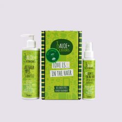Aloe+ Colors Love is in the Hair Gift Set (Shampoo 250ml+Hair Mist 100ml) - Aloe + Colors
