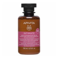 Apivita Intimate Plus Απαλό Gel Καθαρισμού της Ευαίσθητης Περιοχής με Tea Tree & Πρόπολη 200ml - Apivita