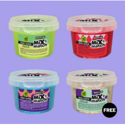 Beauty Jar 3+1 “Mix & Match” Scrub set 4x150g - Beauty Jar