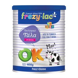 Frezyderm Frezylac OK Βιολογικό Γάλα σε Σκόνη έως τον 6ο Μήνα 400g - Frezyderm
