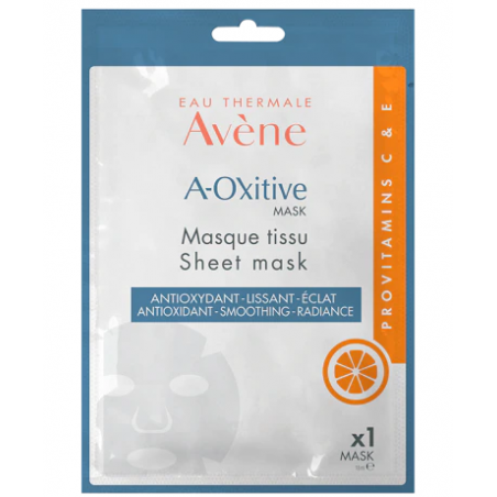 Avene A-Oxitive Υφασμάτινη Μάσκα Με Αντιοξειδωτική Δράση Για Λείανση & Λάμψη 18ml