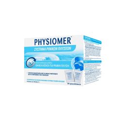 Physiomer Σύστημα Ρινικών Πλύσεων για Γρήγορη Ανακούφιση Από τα Ρινικά Συμπτώματα 30φακελίσκοι - Physiomer