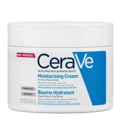 CeraVe Moisturizing Cream Ενυδατική Κρέμα Για Ξηρό Εως Πολύ Ξηρό Δέρμα 340g - CeraVe