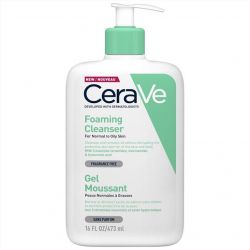 CeraVe Foaming Cleanser Gel Καθαρισμού για Κανονική - Λιπαρή Επιδερμίδα 473ml - CeraVe
