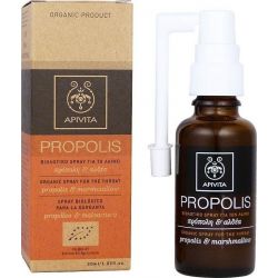 Apivita Propolis Spray με Αλθαία & Πρόπολη για το Κρυολόγημα & τον Ερεθισμένο Λαιμό 30ml - Apivita