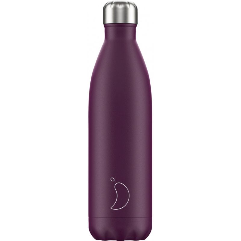 Chilly's Matte Purple Μπουκάλι Θερμός 750ml