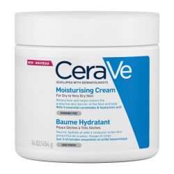 CeraVe Moisturising Cream Ενυδατική Κρέμα για Ξηρό έως Πολύ Ξηρό Δέρμα , 454g - CeraVe