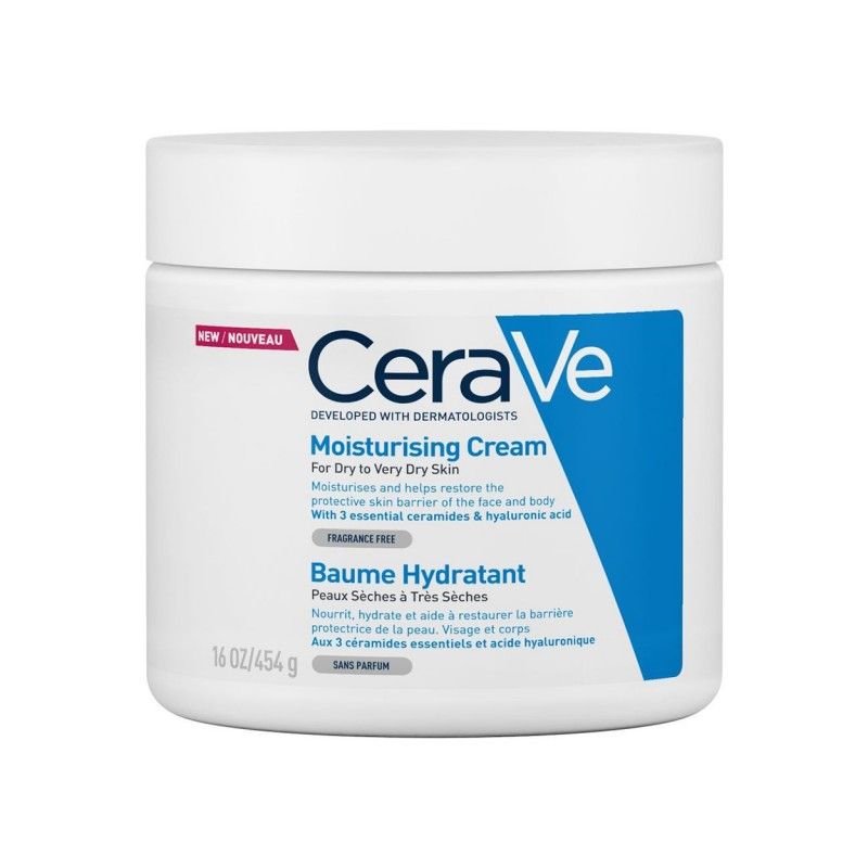 CeraVe Moisturising Cream Ενυδατική Κρέμα για Ξηρό έως Πολύ Ξηρό Δέρμα , 454g