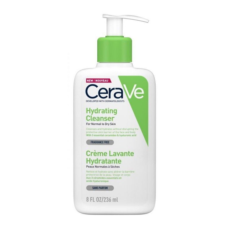 CeraVe Hydrating Cleanser for Normal to Dry Skin 236ml - Κρέμα Καθαρισμού Προσώπου & Σώματος