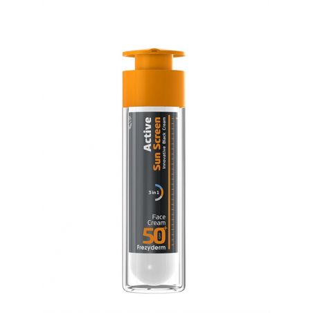 Frezyderm Active Sun Screen Cream SPF50+ Αντηλιακό με Ενεργό Άνθρακα - Πολύ Υψηλή Προστασία 50ml