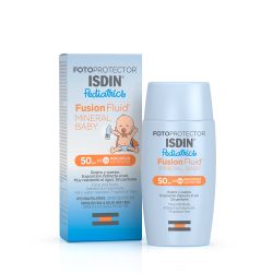 Isdin Pediatrics Fusion Fluid Mineral Baby Sunscreen 50ml SPF50+ Βρεφικό Αντηλιακό για Πρόσωπο & Σώμα - Isdin