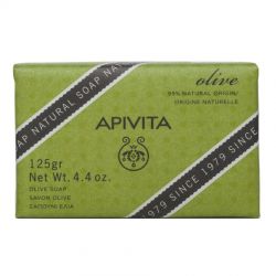 Apivita Natural Soap Σαπούνι με Ελιά για τις ξηρές επιδερμίδες,125gr - Apivita