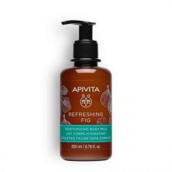 Apivita Refreshing Fig Moisturizing Body Milk, Ενυδατικό Γαλάκτωμα Σώματος, 200ml - Apivita
