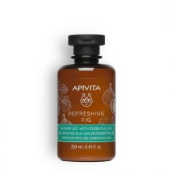 Apivita Refreshing Fig Shower Gel Αφρόλουτρο με Αιθέρια Έλαια 250ml - Apivita