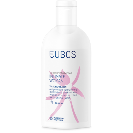 Eubos Intimate Woman Washing Emulsion, Υγρό Καθαρισμού της Ευαίσθητης Περιοχής 200ml