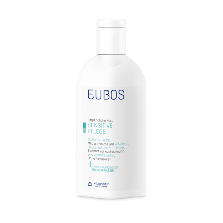 Eubos Sensitive Care Shower & Cream 200ml Απαλό Yγρό Kαθαρισμού