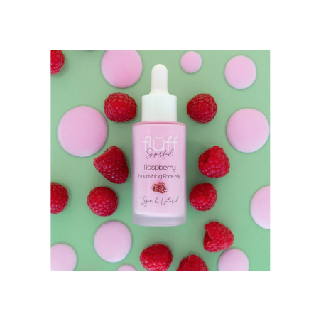 Fluff Raspberry Nourishing Face Milk 40 ml Serum Θρέψης Για Ευαίσθητες Επιδερμίδες