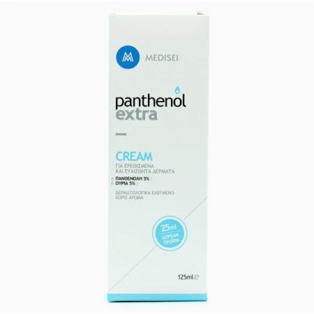 Panthenol Extra Cream Κρέμα για Ερεθισμένα & Ευαίσθητα Δέρματα 125 ml (25 ml δωρεάν προϊόν)