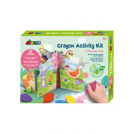 Avenir Crayon Activity Kit-4 Seasons Fun