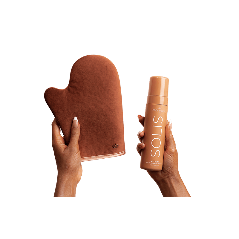 Cocosolis Self Tanning Solis Foam Medium 200ml + Glove