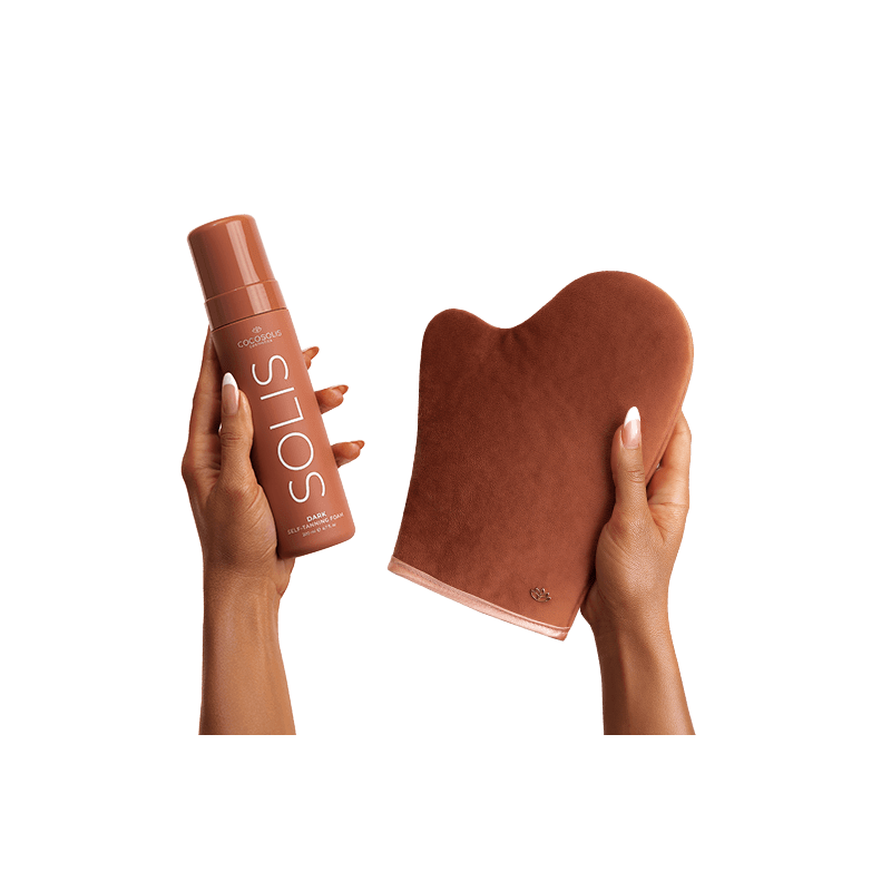 Cocosolis Solis Self Tanning Foam Dark 200ml+Glove