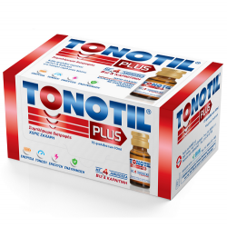 Tonotil Plus με 4 Αμινοξέα και Καρνιτίνη, 15 φιαλίδια 10ml - Βιανεξ