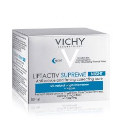 Vichy Liftactiv Supreme Night Cream, Αντιρυτιδική Κρέμα Νύχτας 50ml - Vichy