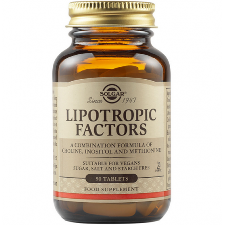 Solgar Lipotropic Factors 50 Ταμπλέτες