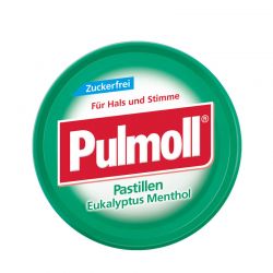 Pulmoll Καραμέλες Ευκάλυπτος & Μενθόλη 45gr - Pulmoll