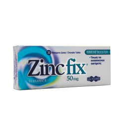 Uni-Pharma Zinc Fix 50mg για την Τόνωση του Ανοσοποιητικού Συστήματος, 30tabs - UNI-PHARMA