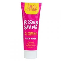 Aloe Plus Colors Rise & Shine Glowing Face Mask-Μάσκα Προσώπου για Λάμψη, 60ml - Aloe + Colors
