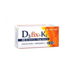 Uni-Pharma D3 Fix + K2 2000iu 45mg 60 ταμπλέτες