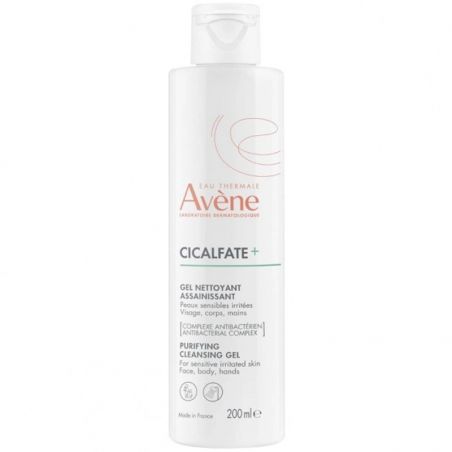 Avene Cicalfate+ Gel Nettoyant Assainissant Εξυγιαντικό Τζελ Καθαρισμού για Ευαίσθητο & Ερεθισμένο Δέρμα 200ml