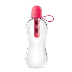 Bobble Carry Cup Μπουκάλι Νερού Με Φίλτρο Άνθρακα New Ροζ 550ml - Bobble