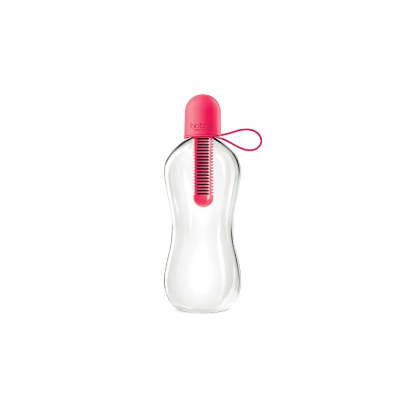 Bobble Carry Cup Μπουκάλι Νερού Με Φίλτρο Άνθρακα New Ροζ 550ml