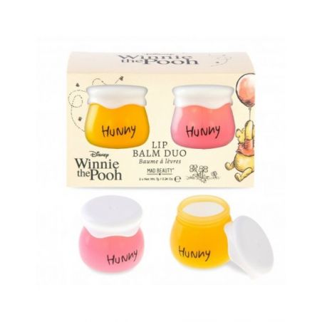 Mad Beauty Winnie Honey Pot Lip Balm Duo 2x7g