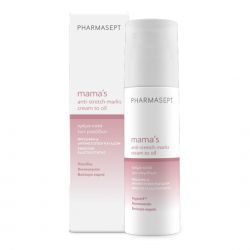 PHARMASEPT Mama's Anti-stretch Marks Cream to Oil, Πλούσια Κρέμα Πρόληψης & Αντιμετώπισης των Ραγάδων 150ml - Pharmasept