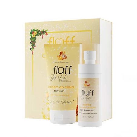 Fluff Body Care Set Cozy Evening Limited Edition 1 Body and Pillow Mist 100ml & 1 Body Lotion 150ml
