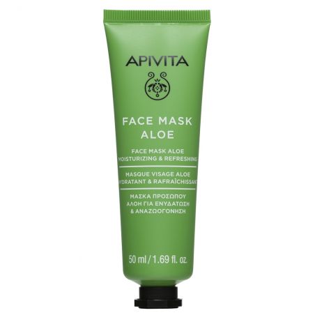 Apivita Face Mask With Aloe Μάσκα Ενυδάτωσης με Αλόη 50ml.